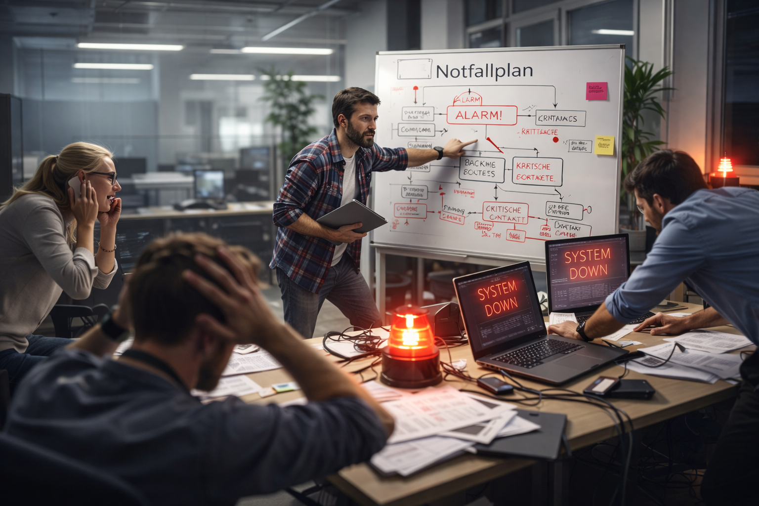 IT-Notfallplan für KMU - Wie lange kann Ihr Unternehmen ohne IT arbeiten?